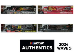 NASCAR AUTHENTICS 2024 WAVE 5 1:64 HAULER 4 PACK