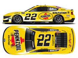 JOEY LOGANO 2025 PENNZOIL 1:24 COLOR CHROME ARC DIECAST