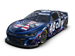 ALEX BOWMAN 2025 ALLY SALUTES 1:24 COLOR CHROME ELITE DIECAST