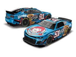 HELIO CASTRONEVES 2025 WENDY'S 1:24 COLOR CHROME ARC DIECAST