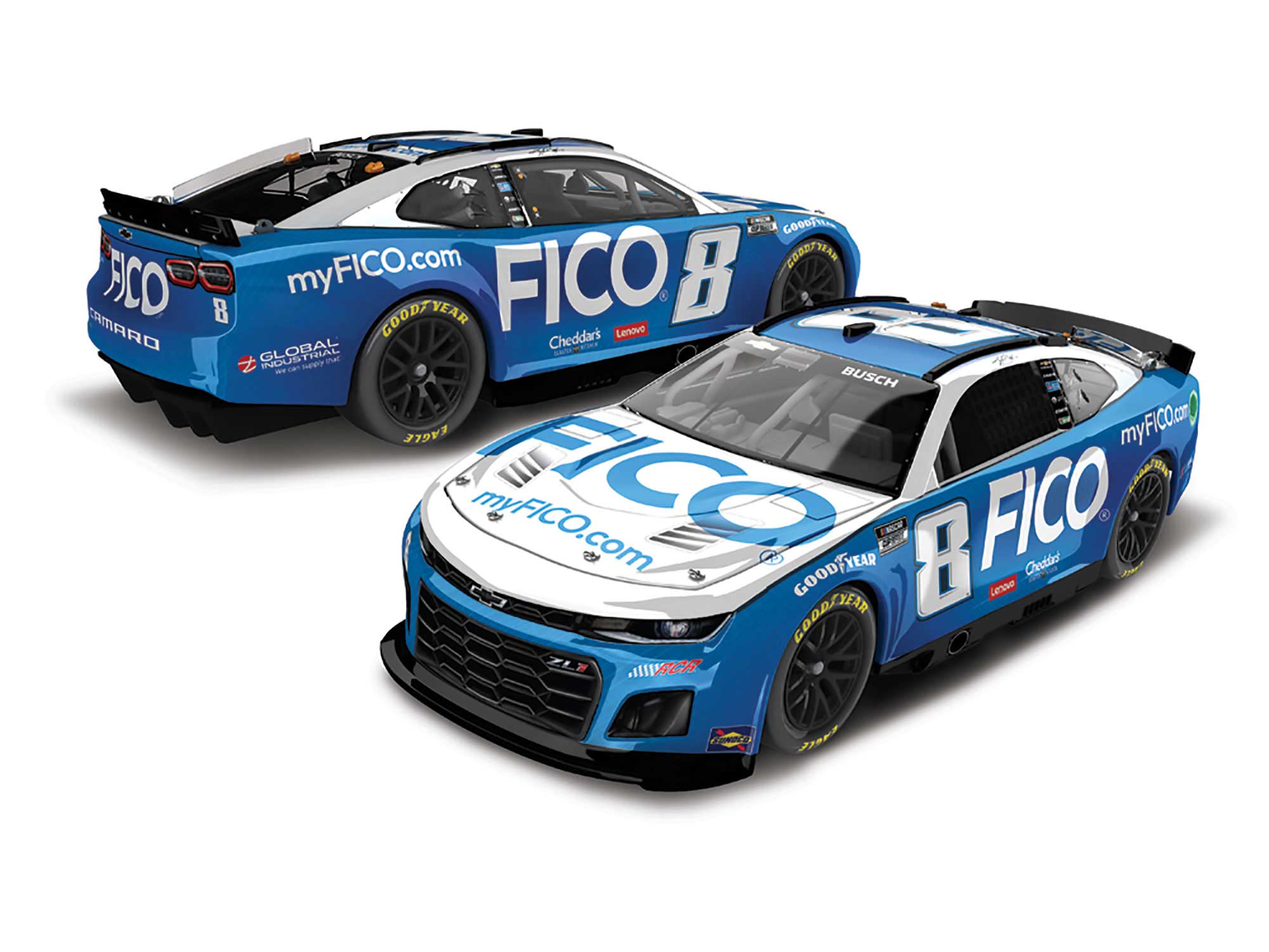 Fico Racing KYLE BUSCH 2024 FICO 1:24 ARC DIECAST