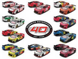 HENDRICK MOTORSPORTS 40TH ANNIVERSARY 1:64 DIECAST 10 CAR SET