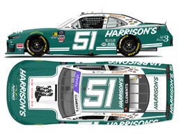 JEREMY CLEMENTS 2025 HARRISON'S THROWBACK 1:24 COLOR CHROME ARC DIECAST