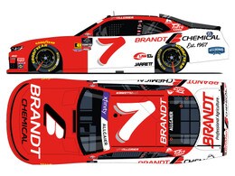 JUSTIN ALLGAIER 2025 BRANDT THROWBACK 1:24 COLOR CHROME ARC DIECAST