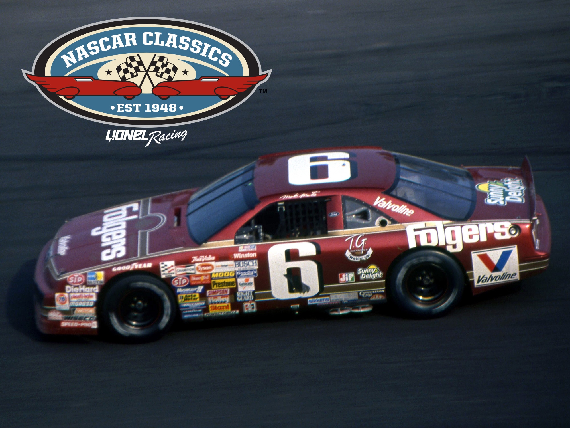 MARK MARTIN 1991 FOLGERS ATLANTA RACED WIN 1:24 ARC DIECAST