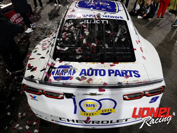 CHASE ELLIOTT 2025 COOK OUT CLASH RACED WIN 1:24 ARC DIECAST