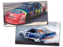 JEFF GORDON/KYLE LARSON BRICKYARD RACE WIN 30 YEAR ANNIVERSARY 1:64 DIECAST 2 CAR SET